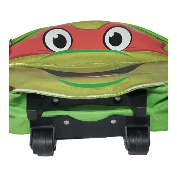 2017 Nickelodeon TMNT Raphael Rolling Bag luggage travel - Picture 2 of 6